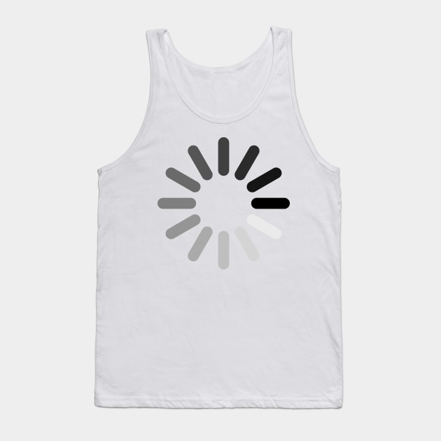 Loading Icon (Positive) Tank Top by MrFaulbaum